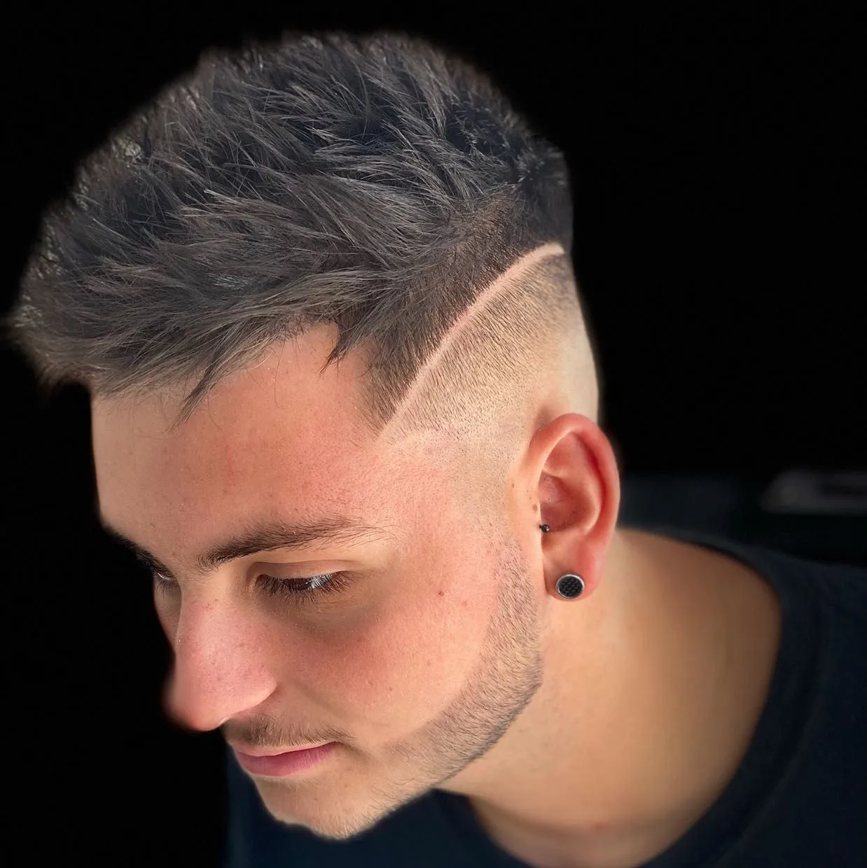 Corte clásico con navaja